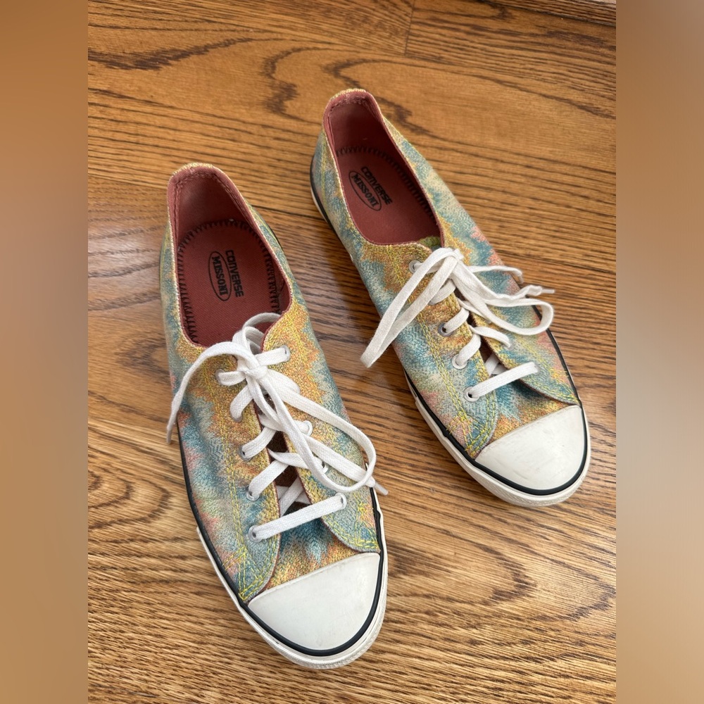 Converse All Star x Missoni canvas sneakers, size 7